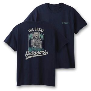 STIHL The Great Outdoors Navy Graphic Tee